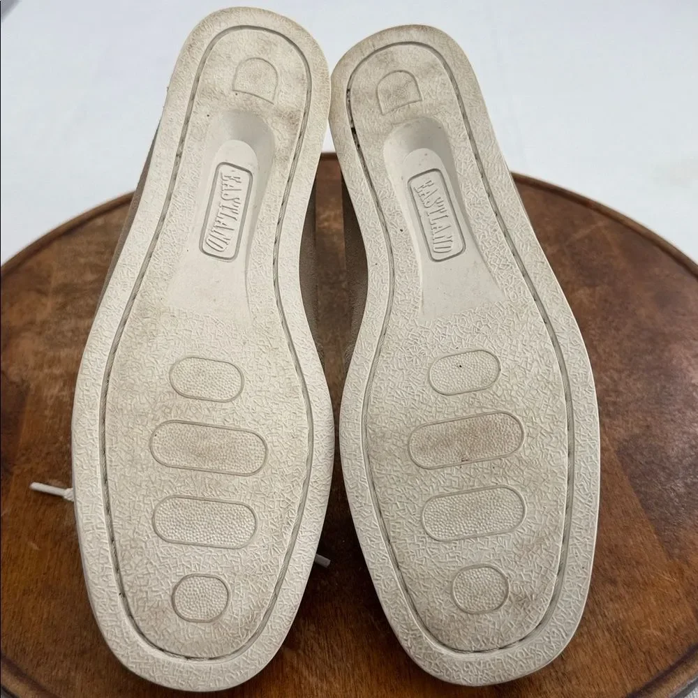 Eastland Shoes Wm 7.5M Yarmouth Tan Suede Boat Moccasin Loafers